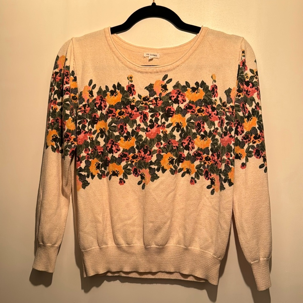 Beige Floral Top